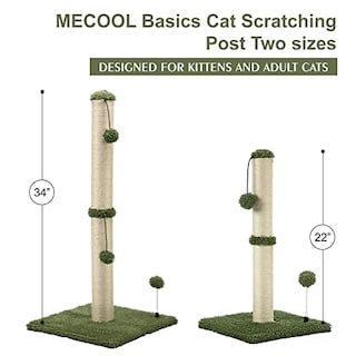 Foto 6 | Foto 6 | Rascador Para Gatos Mecool Basics Premium, 86 Cm De Alto, Color Verde - Venta Internacional.