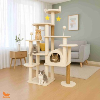 Foto 1 | Foto 1 | Mueble Rascador Poli Pets Himalayo Color Beige