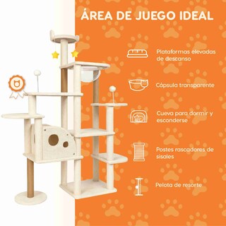 Foto 2 | Foto 2 | Mueble Rascador Poli Pets Himalayo Color Beige