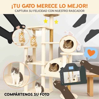 Foto 7 | Foto 7 | Mueble Rascador Poli Pets Himalayo Color Beige