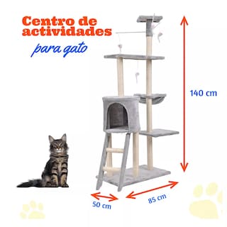 Foto 2 | Foto 2 | Rascadores Para Gatos Arbol Torre  Eo Safe Imports Esi-18419 Marron