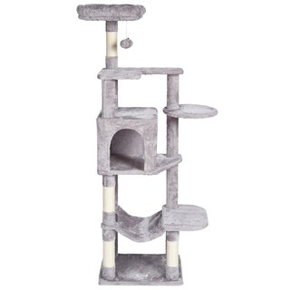 Foto 6 | Foto 6 | Cat Tree Vevor Para Gatos De Interior De 60,6 Cm Con Cat Condo Light G - Venta Internacional.