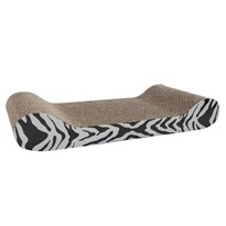 Cat Scratcher Catit Tiger Print Lounge 44,5 X 19 Cm - Venta Internacional.