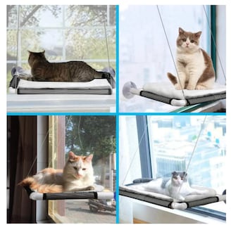 Foto 2 | Foto 2 | Hamaca Con Manta Para Colgar En La Ventana De Gato De Ventana