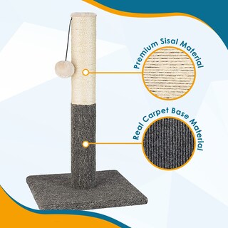 Foto 4 | Foto 4 | Rascador De Cuerda De Sisal Pawbee Para Rascar Gatos, 50 Cm De Alto - Venta Internacional.