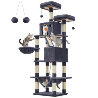 Foto 1 | Foto 1 | Torre Grande Para Gatos Cat Tree Feandrea, 206 Cm, Con 13 Rascadores - Venta Internacional.