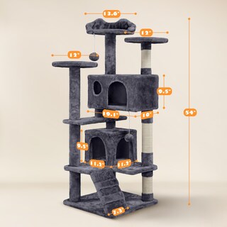 Foto 3 | Foto 3 | Mueble De Condominio Cat Tree Tower Yaheetech De 137 Cm Para Gatitos - Venta Internacional.