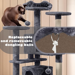 Foto 6 | Foto 6 | Mueble De Condominio Cat Tree Tower Yaheetech De 137 Cm Para Gatitos - Venta Internacional.