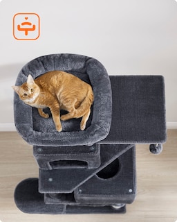 Foto 6 | Foto 6 | Torre Para Gatos Cat Tree Feandrea Para Gatos De Interior Con Rascador - Venta Internacional.