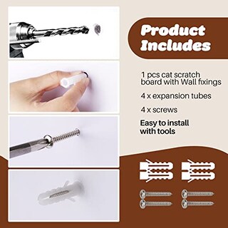 Foto 6 | Foto 6 | Protector De Muebles Cat Wall Corner Scratcher Lahas - Venta Internacional.