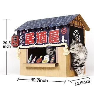 Foto 2 | Foto 2 | Casa De Cartón Para Gatos Smile Paws Cat Condo Izakaya Bar Scratch - Venta Internacional.