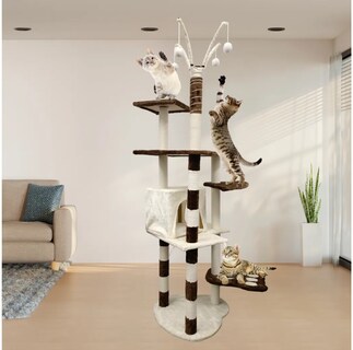 Foto 4 | Foto 4 | Rascador Para Gato Belug Torre 1pz Beige Cafe