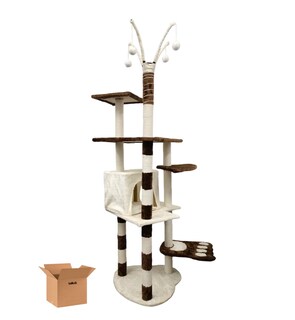 Foto 1 | Foto 1 | Rascador Para Gato Lab.g Torre 1pz Beige Cafe
