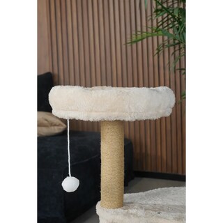 Foto 3 | Foto 3 | Torre Árbol Rascador Para Gato Con Casa Eo Safe Imports Esi-20220 Beige