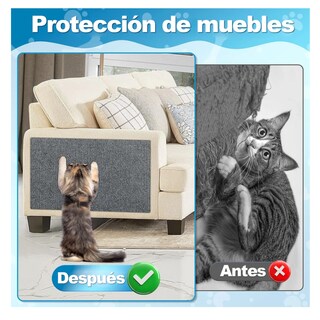 Foto 2 | Foto 2 | Protector De Pared Para Rascar Con Forma De Gato 40 X300 Cm Lab.g Gris