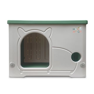 Foto 2 | Foto 2 | Casa Para Gato De Plástico Mascoamigo Uso Exterior Interior Fácil Armar Y Limpiar Color Verde