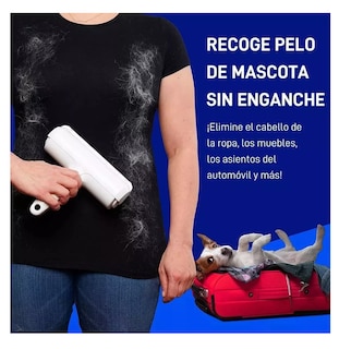 Foto 3 | Foto 3 | Rodillo Quita Pelusa Pelo Removedor Mascota Alfombra Muebles Blanco