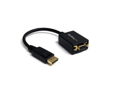 Foto 1 | Foto 1 | Convertidor Externo DP a VGA Startech Dp2vga2 color Negro con Displayport de Video