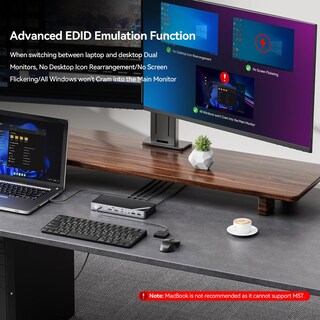 Foto 3 | Foto 3 | Conmutador Kvm Minisopuru 4k De Doble Monitor Con 2 Hdmi Y Carga De 15 W - Venta Internacional.