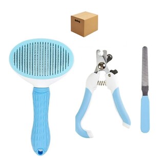 Foto 1 | Foto 1 | Kit De Aseo Macotas 3pz Belug Azul Blanco