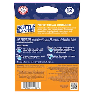 Foto 2 | Foto 2 | Tabletas De Limpieza Arm & Hammer Bottle Blasterz (12 Unidades) - Venta Internacional.