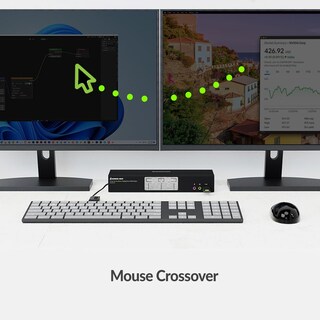 Foto 6 | Foto 6 | Conmutador Kvm Iogear Displayport 4k Dual View De 2 Puertos Con Usb 3.1 - Venta Internacional.