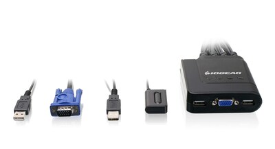 Foto 2 | Foto 2 | Conmutador Kvm Iogear Usb De 4 Puertos Con Cables Y Control Remoto Gcs24u - Venta Internacional.