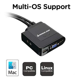 Foto 4 | Foto 4 | Conmutador Kvm Iogear Usb Vga De 2 Puertos Con Audio Estéreo 2.1 Y Micrófono - Venta Internacional.
