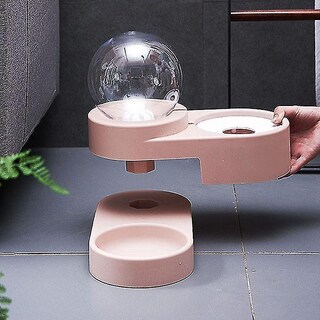 Foto 2 | Foto 2 | Dispensador De Comida Automático Huoguo Para Mascotas Y Gatos, 1,8 L, Rosa - Venta Internacional.