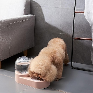 Foto 4 | Foto 4 | Dispensador De Comida Automático Huoguo Para Mascotas Y Gatos, 1,8 L, Rosa - Venta Internacional.