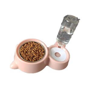 Foto 2 | Foto 2 | Comedero Automático Para Mascotas Sanlin Beans, Doble Acero Inoxidable - Venta Internacional.