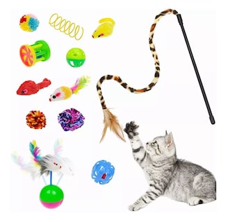 Foto 5 | Foto 5 | Juguetes para Gato 20 Piezas Multicolor