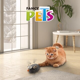 Foto 4 | Foto 4 | Juguete para Gato Fancy Pets FL8272 color Gris Ratoncillo Cuerda Vibra Catch