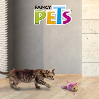 Foto 4 | Foto 4 | Juguete para Gato Fancy Pets FL8269 color Rosa Ratón Cuerda Vibra Catch