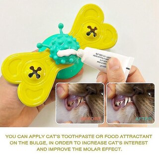 Foto 4 | Foto 4 | Molino De Viento Huoguo De Juguete Para Gatos Con Cepillo De Pelo Y Hierba Gatera Para Aseo - Venta Internacional.