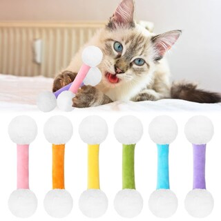 Foto 1 | Foto 1 | Juego De Juguetes Para Hierba Gatera Ciyvolyeen, Hisopos Suaves De Felpa Para Gatos, 6 Unidades - Venta Internacional.
