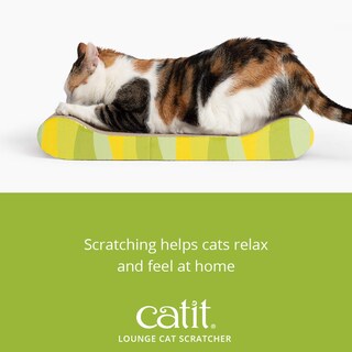 Foto 3 | Foto 3 | Rascador Catit Style Con Hierba Gatera - Jungle-stripe Lounge - Venta Internacional.