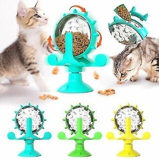 Foto 1 | Foto 1 | Dosificador Lento De Comida Para Gatos Huoguo, Noria, Con Forma De Noria - Venta Internacional.
