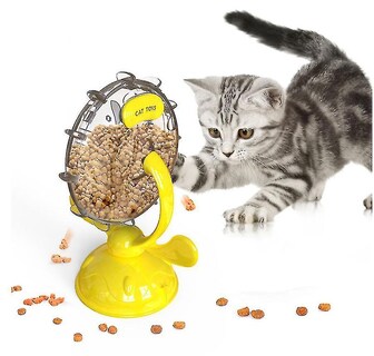 Foto 5 | Foto 5 | Dosificador Lento De Comida Para Gatos Huoguo, Noria, Con Forma De Noria - Venta Internacional.