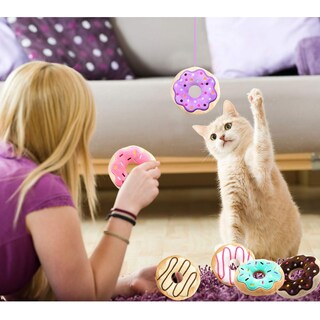 Foto 5 | Foto 5 | Masticables Para Gatos Catnip Toys Ciyvolyeen, Rosquillas Para Gatitos, 10 Cm, Paquete De 6 - Venta Internacional.