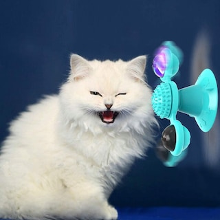 Foto 2 | Foto 2 | Juguetes Interactivos Para Gatos Windmill Con Hierba Gatera Para Gatos De Interior - Venta Internacional.