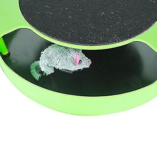 Foto 2 | Foto 2 | Juguete Interactivo De Plástico Para Gatos Con Ratón Giratorio Huoguo - Venta Internacional.