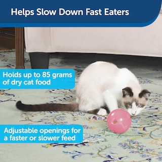 Foto 2 | Foto 2 | Juguete Dispensador De Comida Para Gatos Petsafe Slimcat Para Todas Las Razas, Rosa - Venta Internacional.