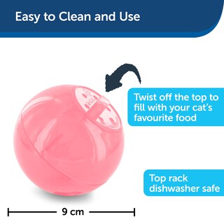 Foto 4 | Foto 4 | Juguete Dispensador De Comida Para Gatos Petsafe Slimcat Para Todas Las Razas, Rosa - Venta Internacional.