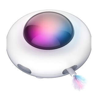 Foto 1 | Foto 1 | Teaser Eléctrico Para Gatos Huoguo De Juguete Para Gatos Con Plumas Ajustables - Venta Internacional.