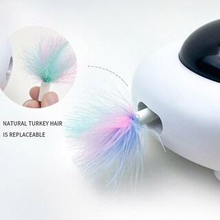 Foto 2 | Foto 2 | Teaser Eléctrico Para Gatos Huoguo De Juguete Para Gatos Con Plumas Ajustables - Venta Internacional.