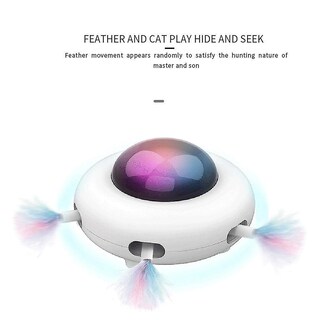 Foto 4 | Foto 4 | Teaser Eléctrico Para Gatos Huoguo De Juguete Para Gatos Con Plumas Ajustables - Venta Internacional.