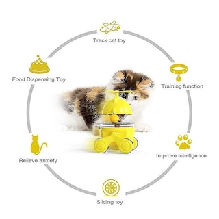 Foto 2 | Foto 2 | Divertido Vaso De Juguete Para Gatos Huoguo, Bola De Comida Con Fugas Para Mascotas Y Gatos D - Venta Internacional.