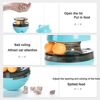 Foto 5 | Foto 5 | Vaso Huoguo Con Forma De Órbita Circular Para Gatos, Con Fugas De Comida, Bolas De Comida - Venta Internacional.