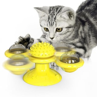Foto 2 | Foto 2 | Cepillo Para Rascar Juguetes Para Gatos Windmill, Tocadiscos, Juguetes Para Mascotas - Venta Internacional.